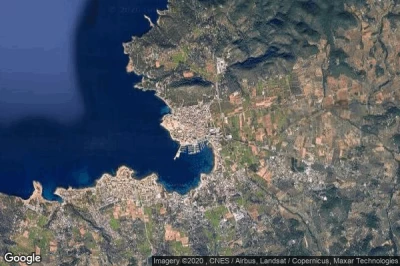 Vue aérienne de Sant Antoni de Portmany