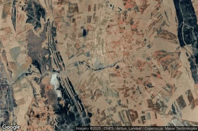 Vue aérienne de Rozalen del Monte