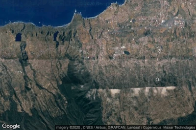 Vue aérienne de Realejo Alto