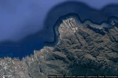 Vue aérienne de Punta del Hidalgo