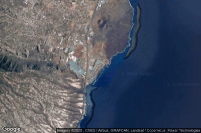 Vue aérienne de Puerto de Güimar