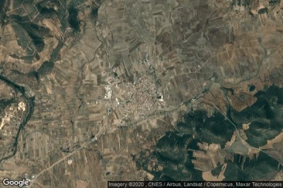 Vue aérienne de Piedrabuena