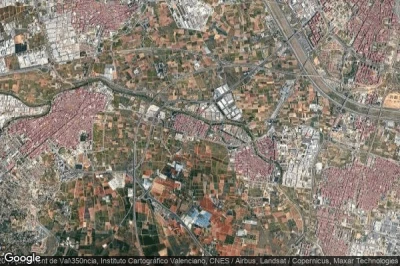 Vue aérienne de Picanya