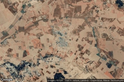 Vue aérienne de Palomares del Campo