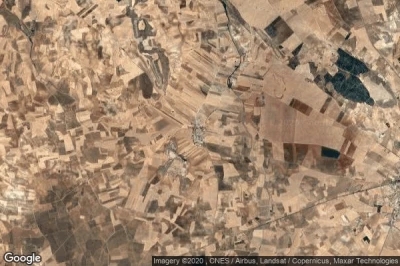 Vue aérienne de Monreal del Llano