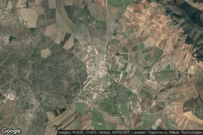 Vue aérienne de Mirandilla