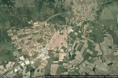 Vue aérienne de Miajadas