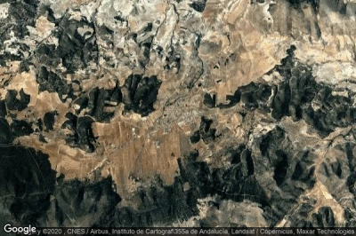 Vue aérienne de María