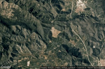 Vue aérienne de Marchuquera