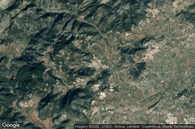 Vue aérienne de Mancor de la Vall
