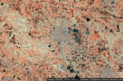Vue aérienne de Madrigueras