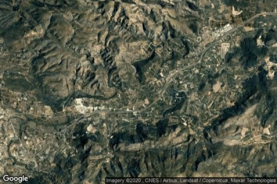 Vue aérienne de Llocnou de Sant Jeroni