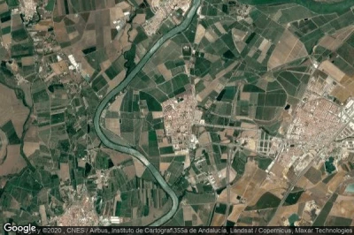 Vue aérienne de La Rinconada