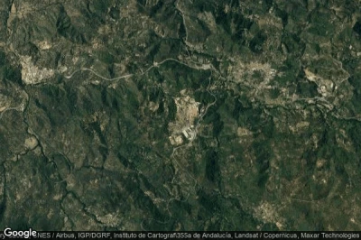 Vue aérienne de Jabugo