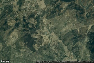 Vue aérienne de Herguijuela