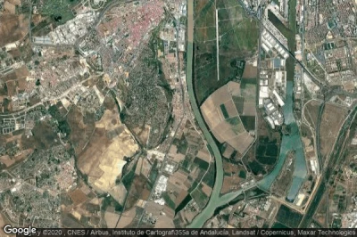 Vue aérienne de Gelves
