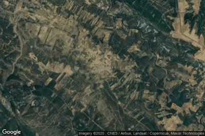 Vue aérienne de Fresnedoso de Ibor
