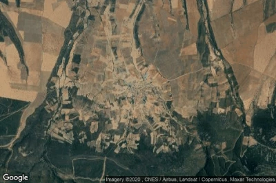 Vue aérienne de Espinoso del Rey