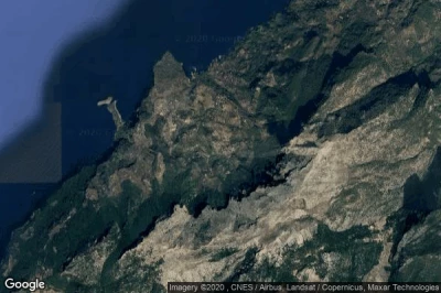 Vue aérienne de Deia