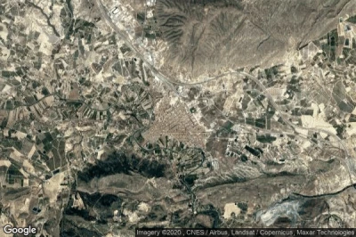 Vue aérienne de Cieza