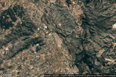 Vue aérienne de Chella