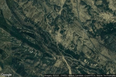 Vue aérienne de Casas de Miravete