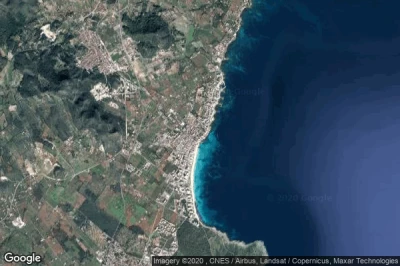 Vue aérienne de Cala Millor