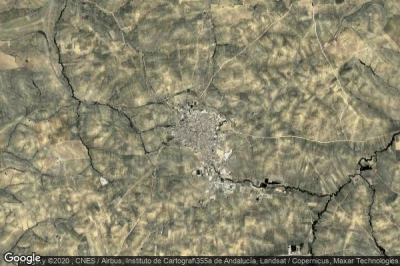 Vue aérienne de Bujalance