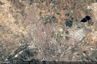 Vue aérienne de Barrio de Peral