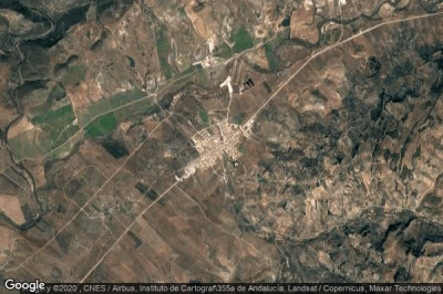 Vue aérienne de Arroyo del Ojanco