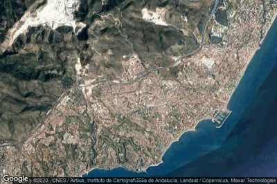Vue aérienne de Arroyo de la Miel
