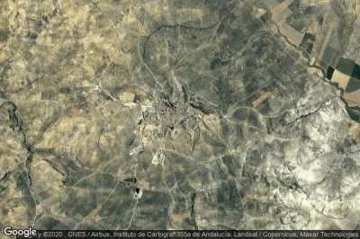Vue aérienne de Arjona