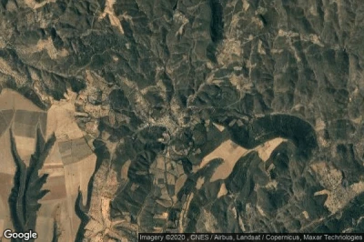 Vue aérienne de Anchuras