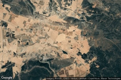 Vue aérienne de Almodovar del Pinar