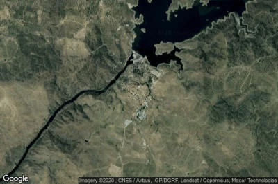 Vue aérienne de Alcantara