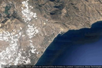 Vue aérienne de Aguadulce