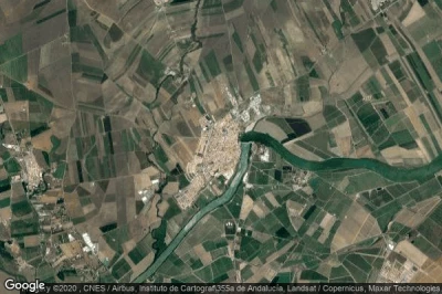 Vue aérienne de Acala del Rio