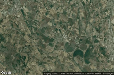 Vue aérienne de Ortacesus