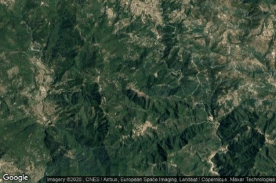 Vue aérienne de Fossato Serralta