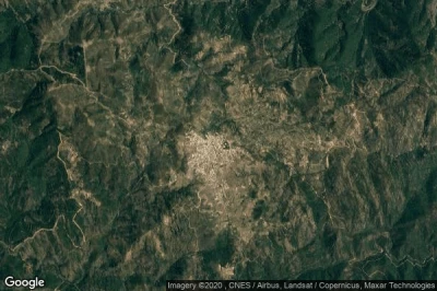 Vue aérienne de Burcei