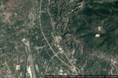 Vue aérienne de Thouria