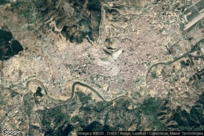 Vue aérienne de Tetouan