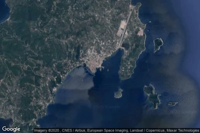 Vue aérienne de Skiathos