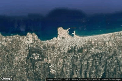 Vue aérienne de Rethymno