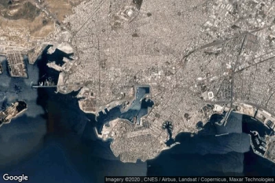 Vue aérienne de Piraeus