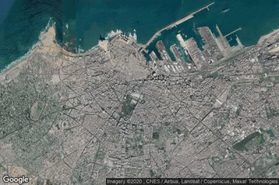 Vue aérienne de Casablanca