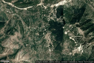 Vue aérienne de Paramythia