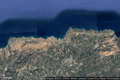 Vue aérienne de Panormos