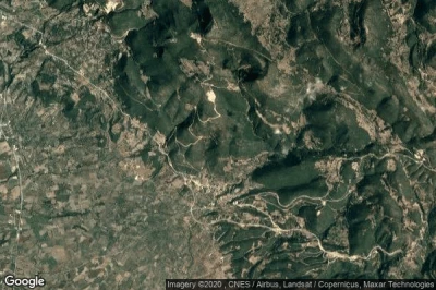 Vue aérienne de Chalandritsa