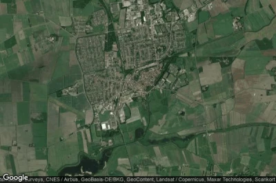 Vue aérienne de Tonder